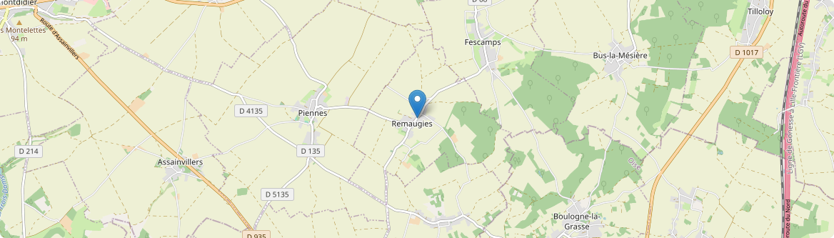 Remaugies - Carte