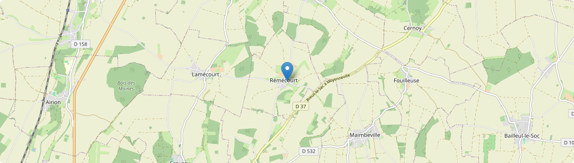 Rémécourt - Carte