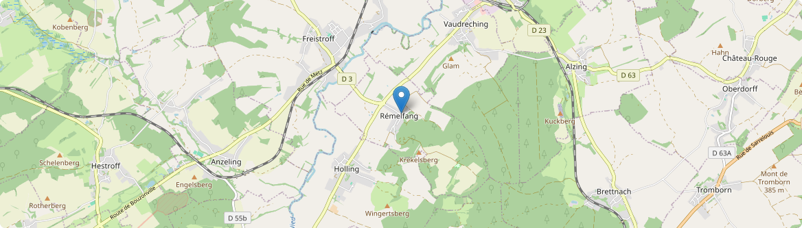 Rémelfang - Carte