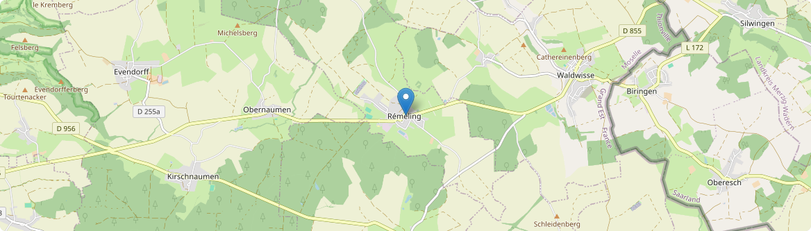 Rémeling - Carte