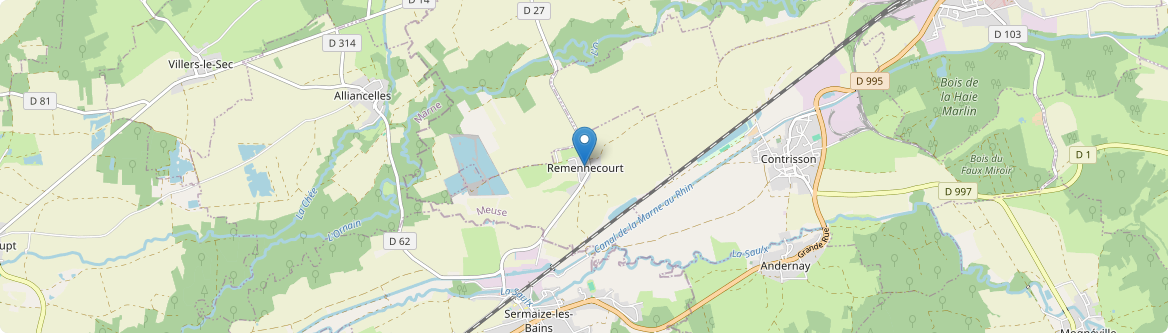 Remennecourt - Carte