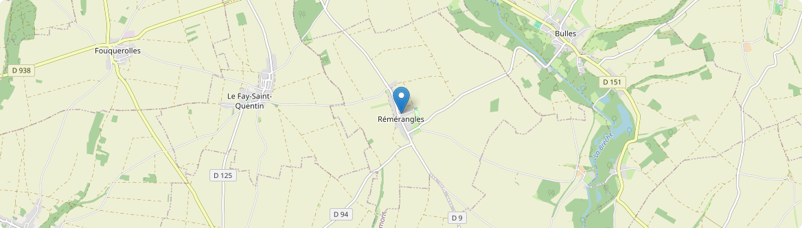 Rémérangles - Carte