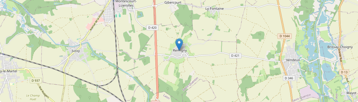 Remigny - Carte