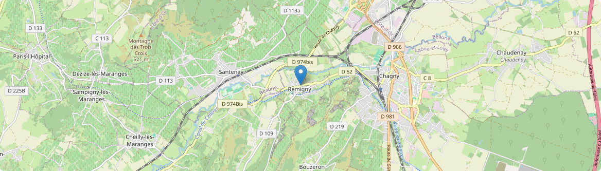 Remigny - Carte
