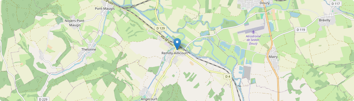 Remilly-Aillicourt - Carte