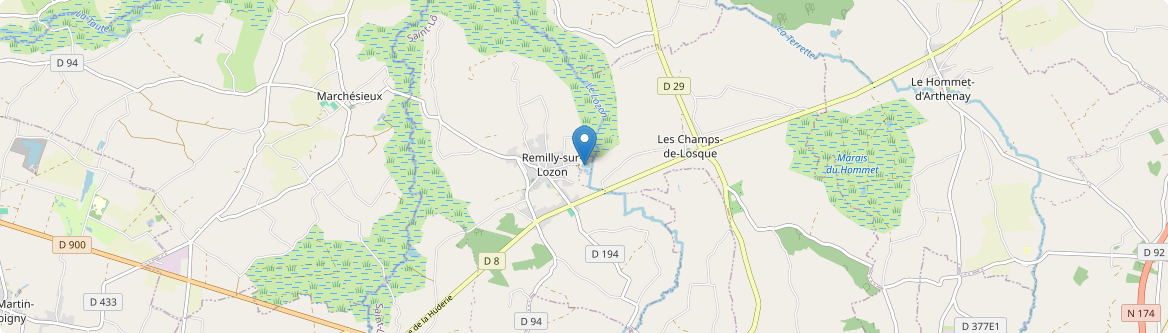 Remilly Les Marais - Carte