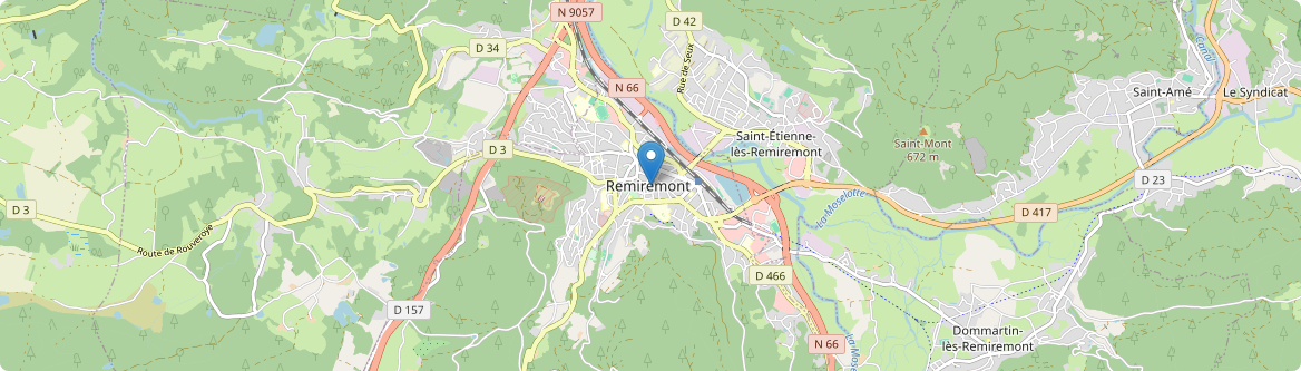 Remiremont - Carte