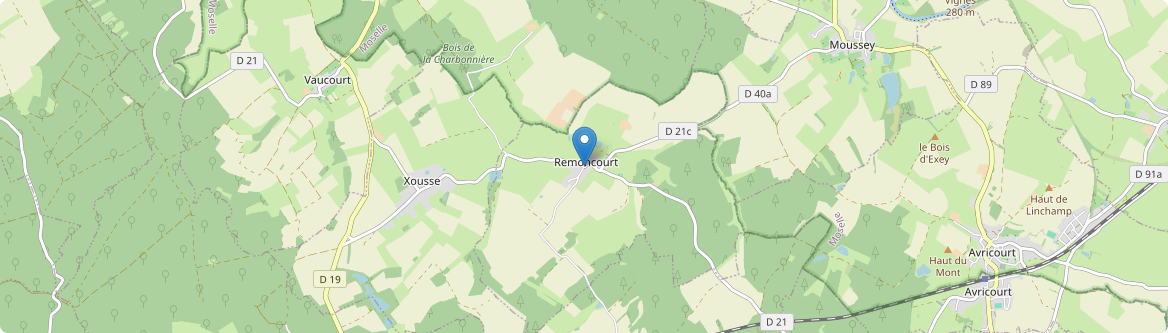 Remoncourt - Carte