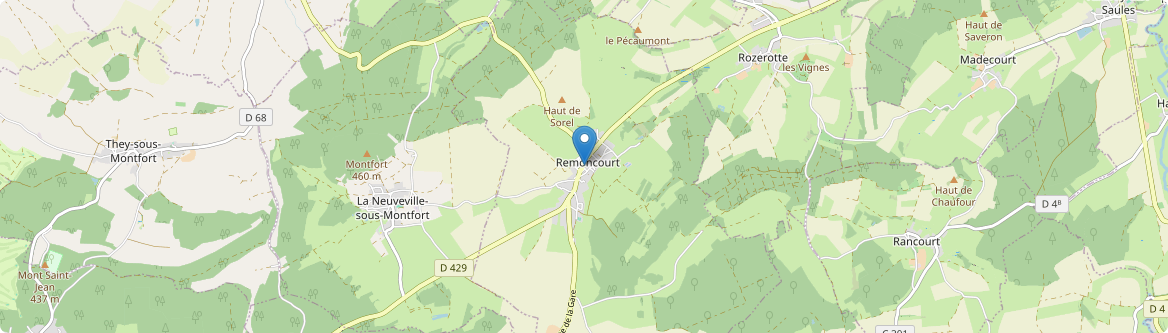 Remoncourt - Carte