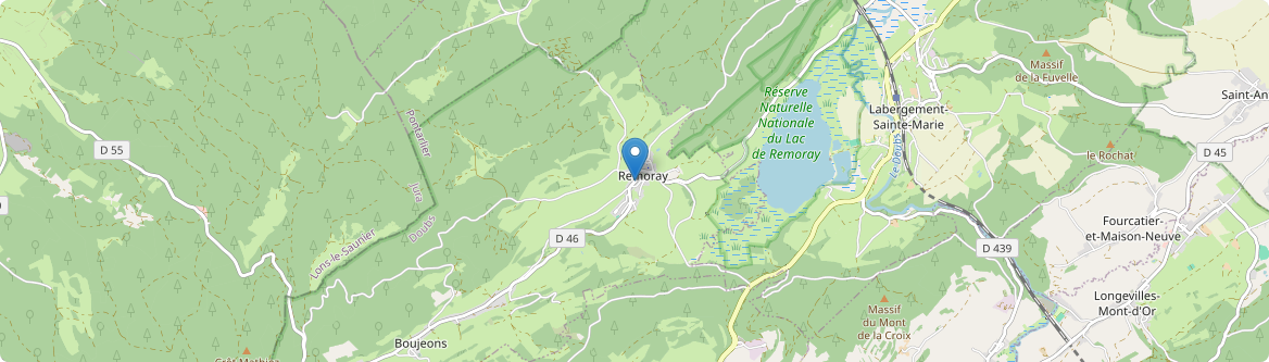 Remoray-Boujeons - Carte