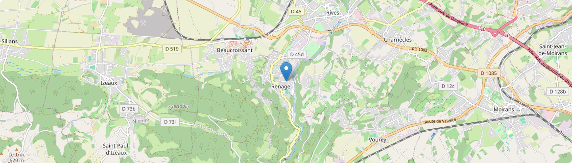 Renage - Carte