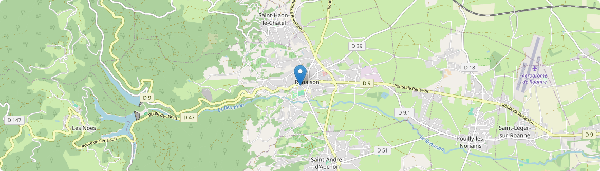 Renaison - Carte