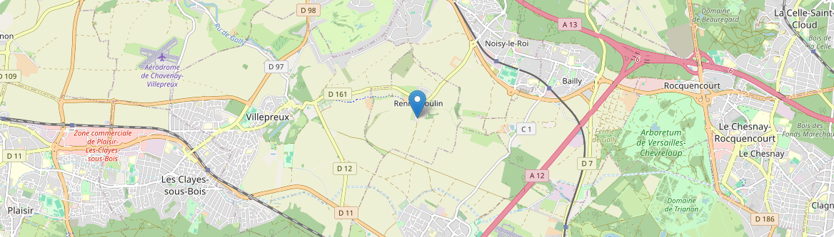 Rennemoulin - Carte