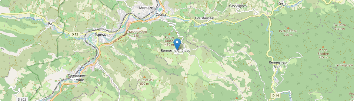 Rennes-le-Château - Carte