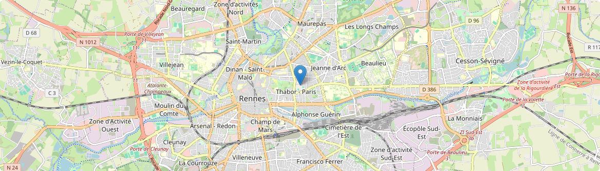 Rennes - Carte