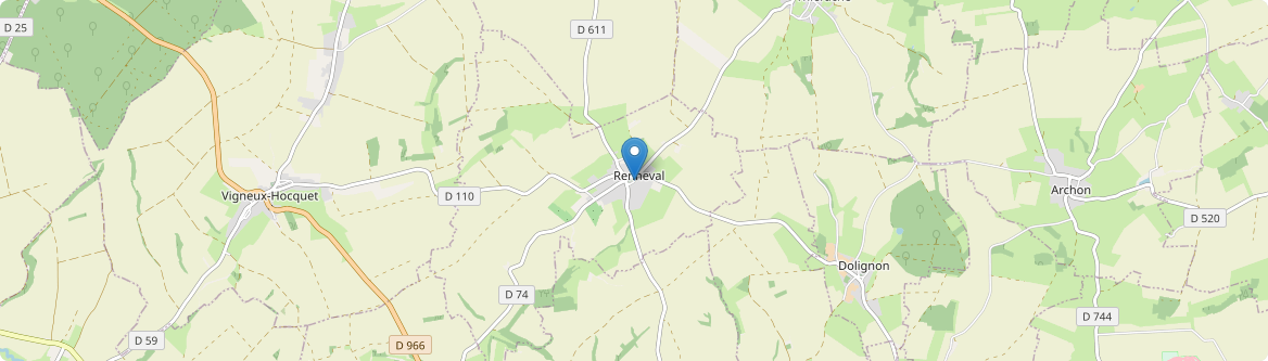 Renneval - Carte