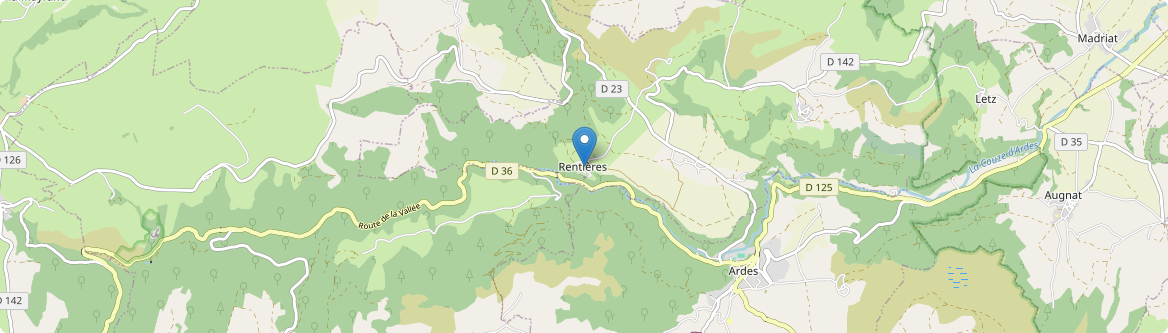 Rentières - Carte