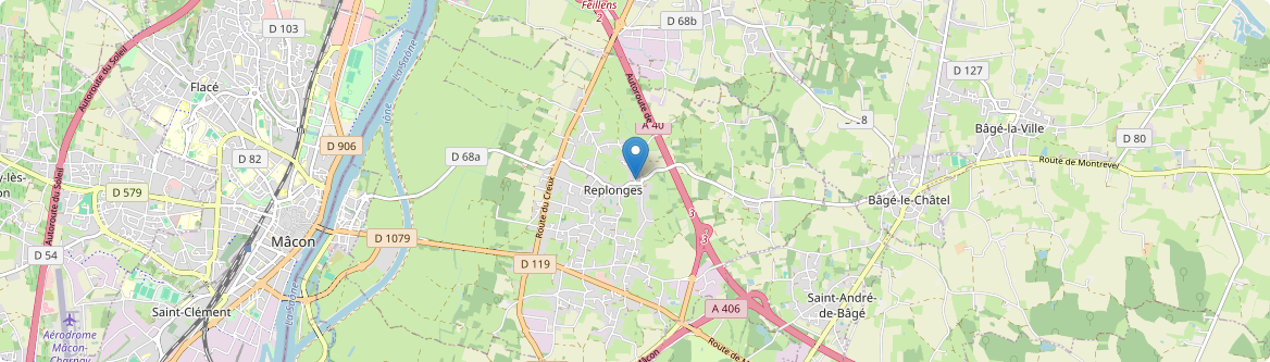 Replonges - Carte