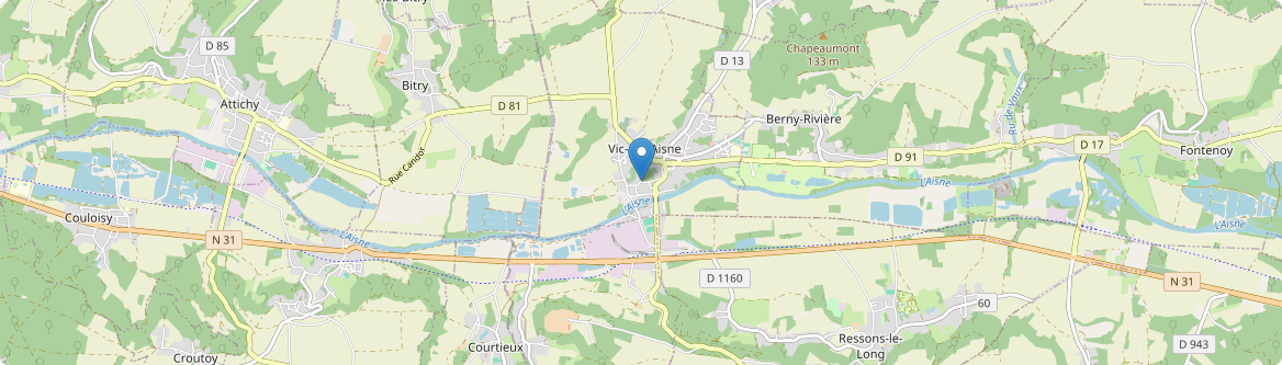 Ressons-le-Long - Carte