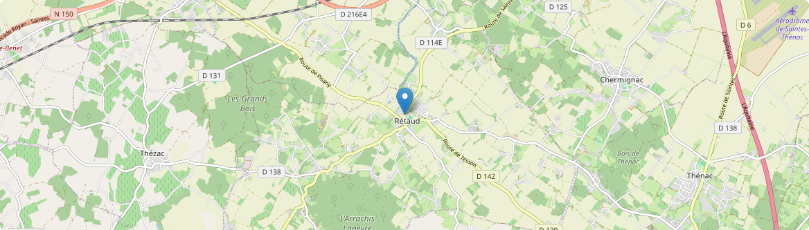 Rétaud - Carte