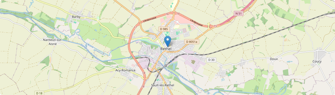 Rethel - Carte