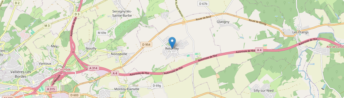 Retonfey - Carte