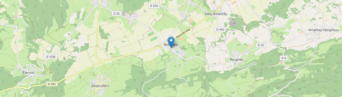 Reugney - Carte