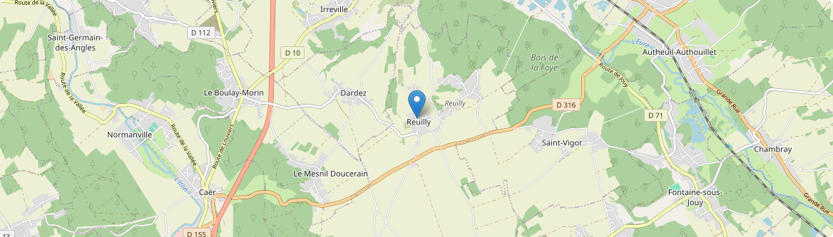 Reuilly - Carte