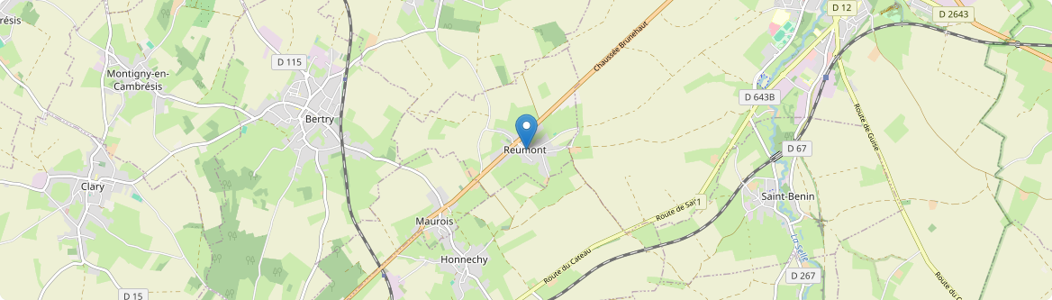 Reumont - Carte