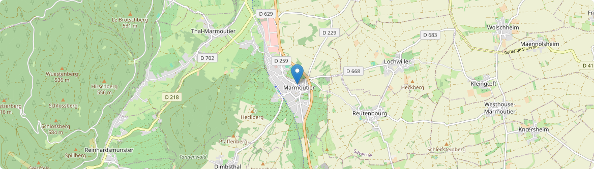 Reutenbourg - Carte