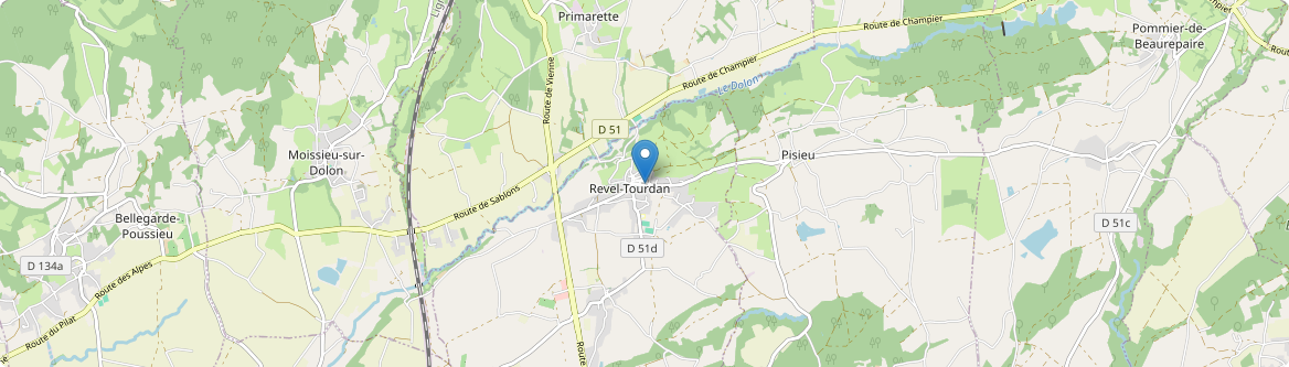 Revel-Tourdan - Carte