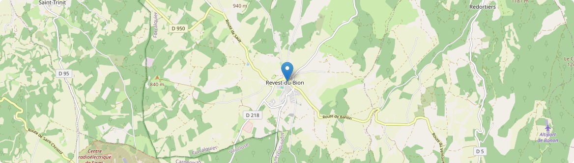Revest-du-Bion - Carte