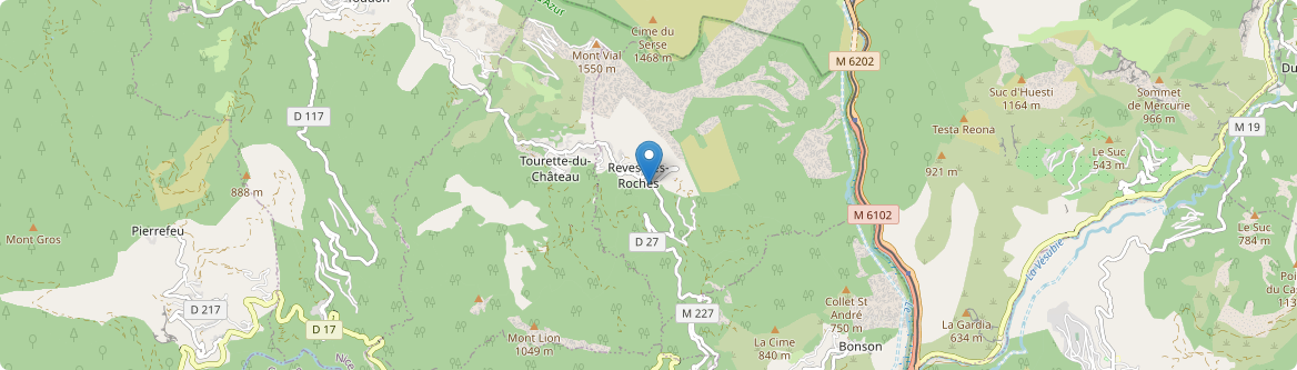 Revest-les-Roches - Carte