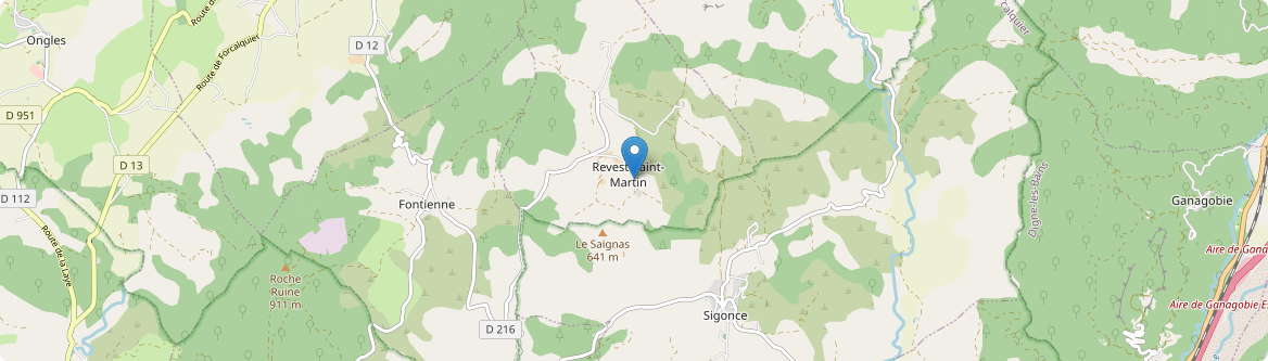 Revest-Saint-Martin - Carte