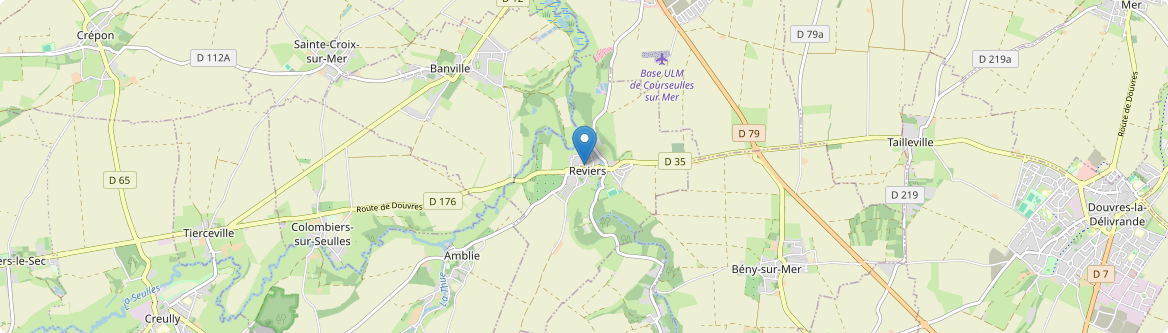 Reviers - Carte