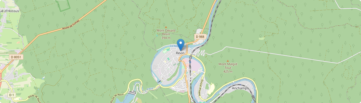 Revin - Carte