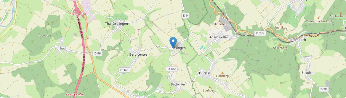 Rexingen - Carte