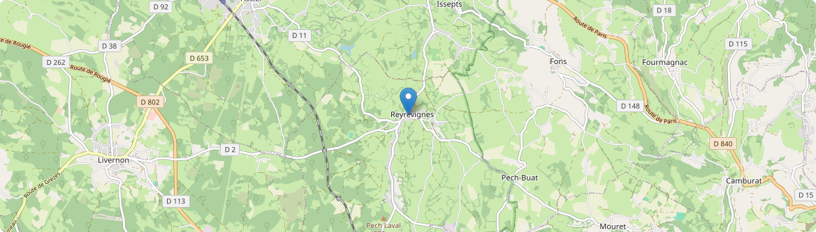 Reyrevignes - Carte