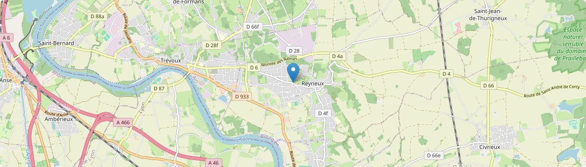 Reyrieux - Carte