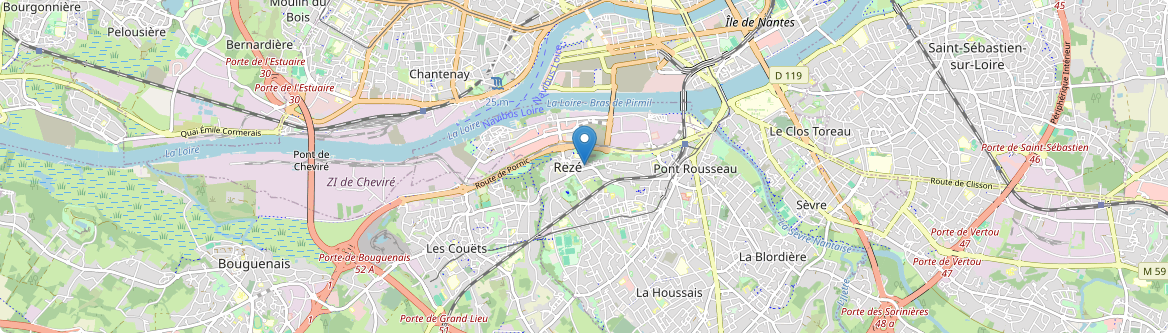Rezé - Carte