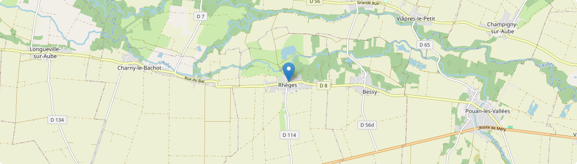 Rhèges - Carte