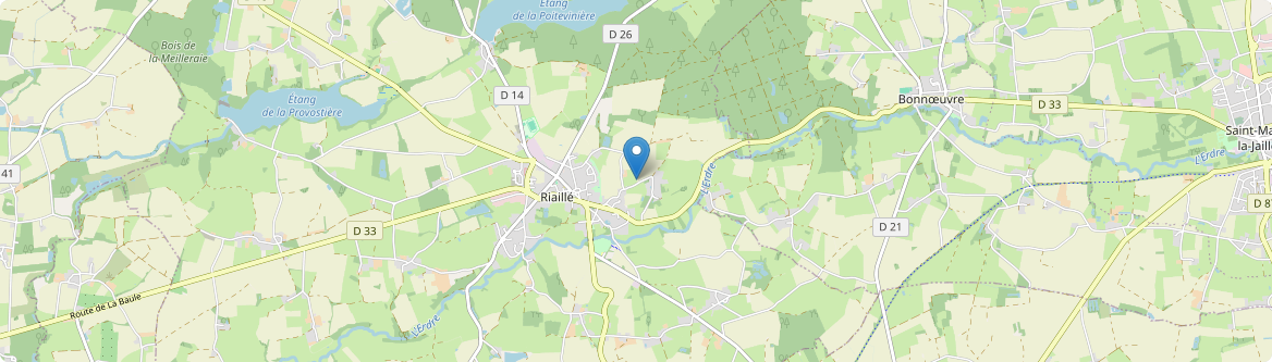 Riaillé - Carte