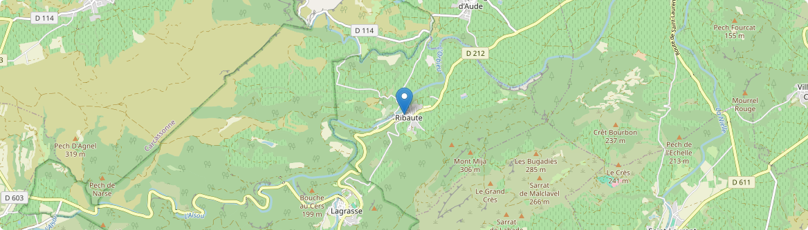 Ribaute - Carte