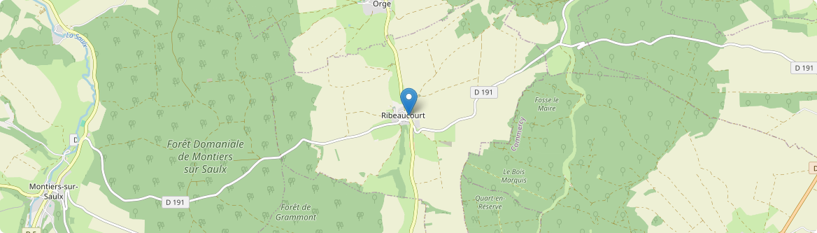 Ribeaucourt - Carte