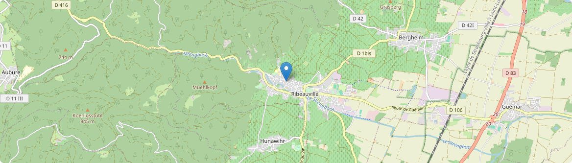 Ribeauvillé - Carte