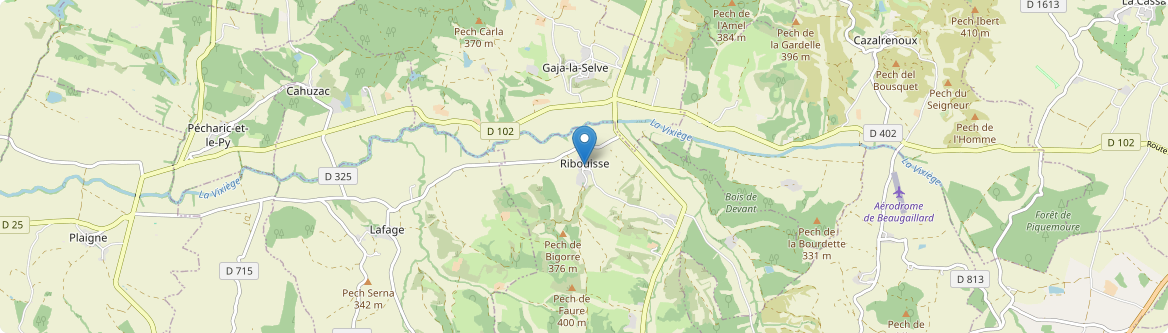 Ribouisse - Carte