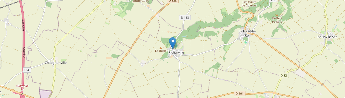 Richarville - Carte