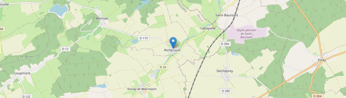 Richecourt - Carte
