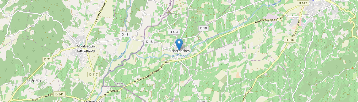 Richerenches - Carte