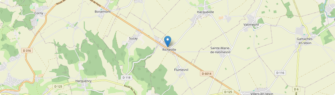 Richeville - Carte
